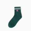 embroidery private label crew socks-dancing