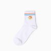 embroidery private label crew socks-house