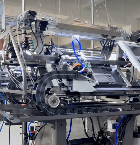 horizontal gloves machine