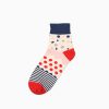 mountain custom crew socks unisex-red