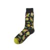 nature custom dress socks-birds flowers