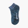 sport private label ankle socks men-blue