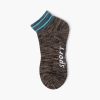 sport private label ankle socks men-brown