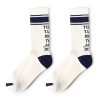 stripe sock private label terry sports socks men-black