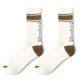 stripe sock private label terry sports socks men-brown